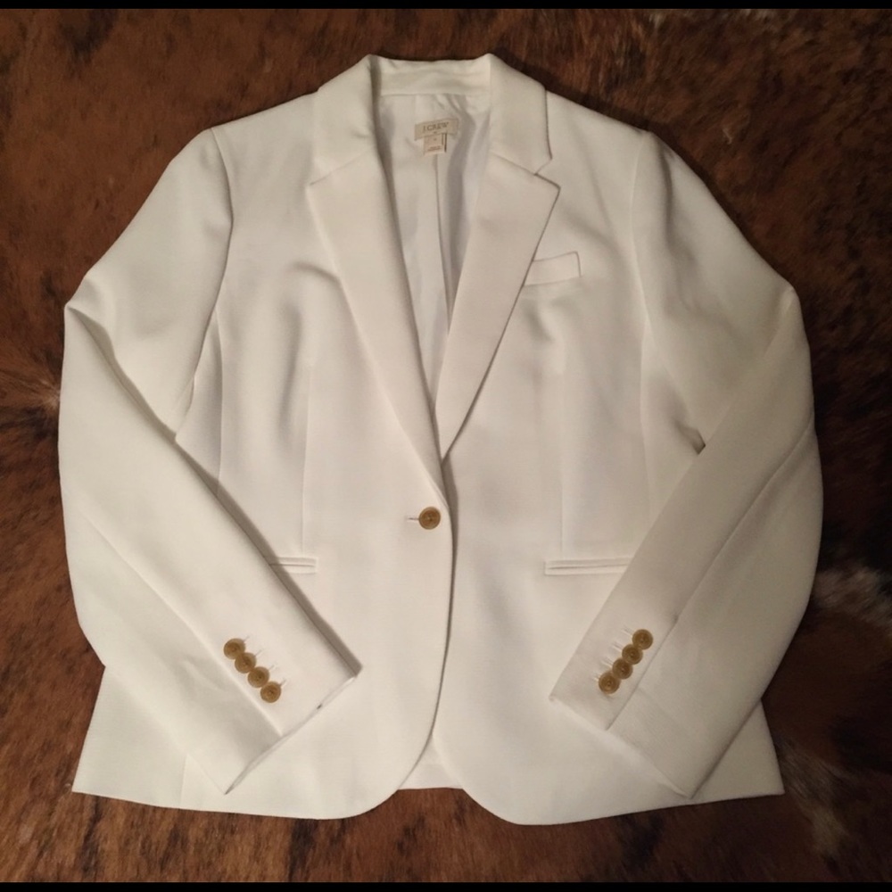 NWOT J. Crew White Blazer